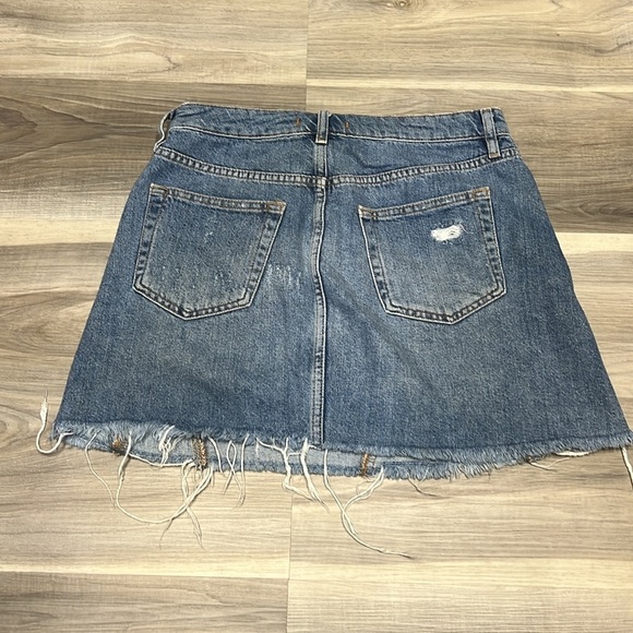 We the free blue denim skirt size 29 - Picture 6 of 7